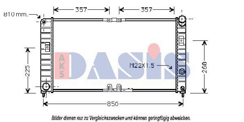 AKS DASIS Kühler, Motorkühlung