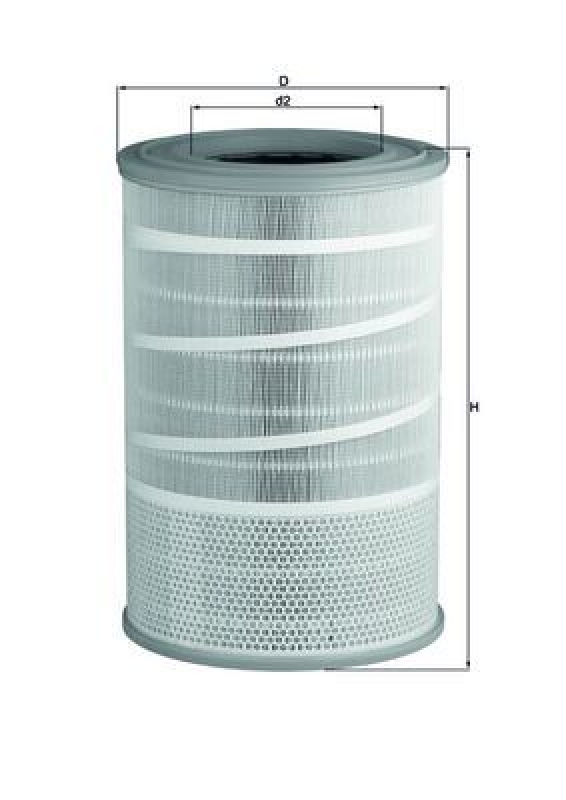 MAHLE Luftfilter LX 2068