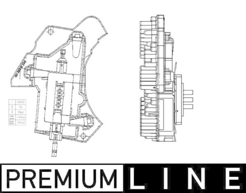 MAHLE Regulator, passenger compartment fan BEHR *** PREMIUM LINE ***