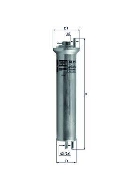 MAHLE ORIGINAL Fuel filter