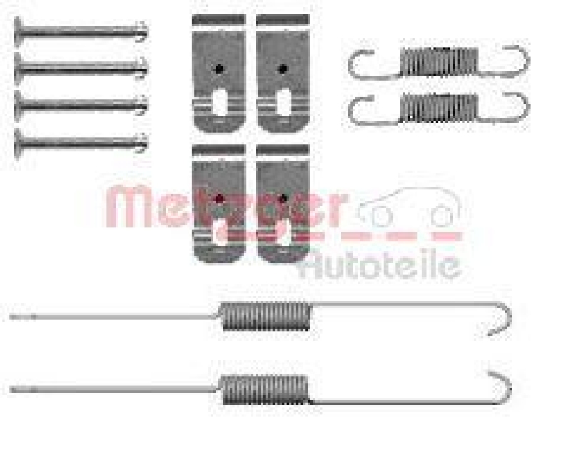METZGER Accessory Kit, brake shoes