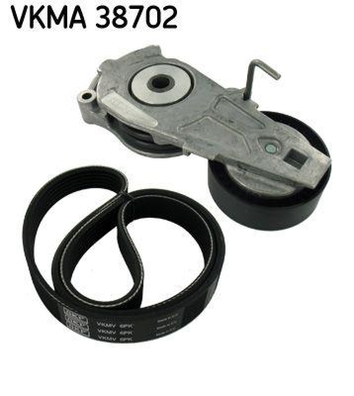 SKF Keilrippenriemensatz VKMA 38702