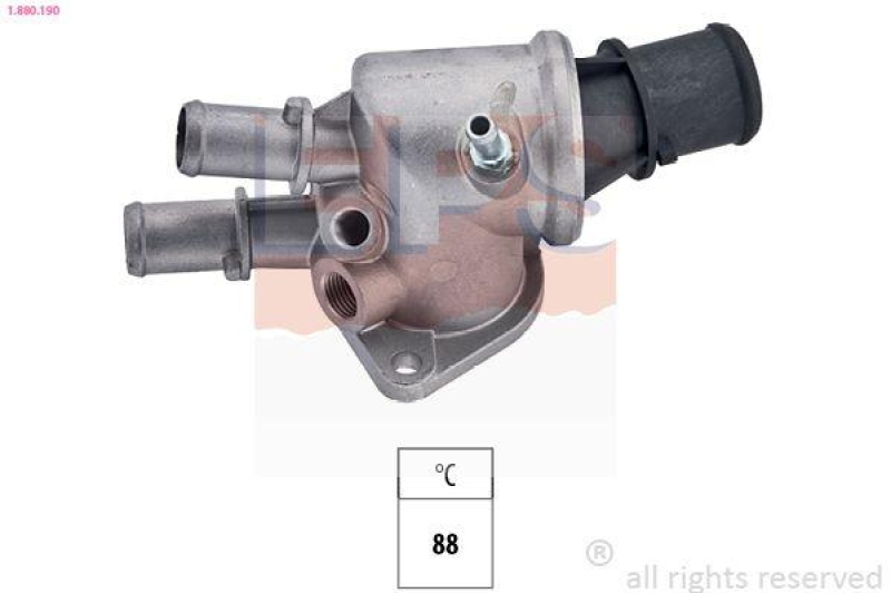 EPS Thermostat für Kühlmittel / Kühlerthermostat Made in Italy - OE Equivalent