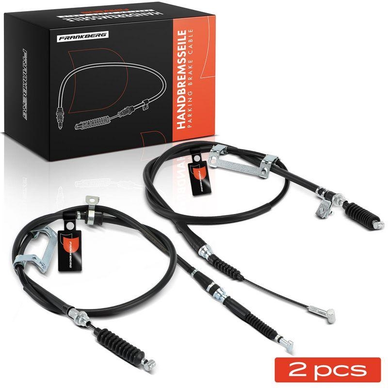 2x Frankberg Seilzug Feststellbremse Hinterachse beidseitig 5481FB0041600