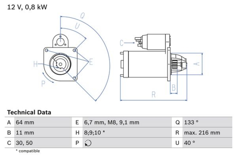 BOSCH Starter