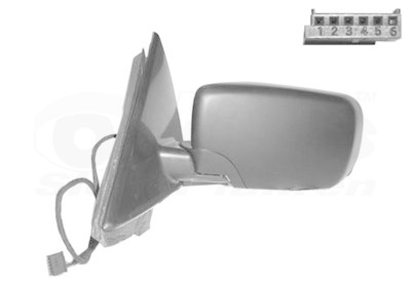 VAN WEZEL Au&szlig;enspiegel * HAGUS * 648807