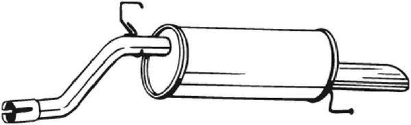 BOSAL Endschalldämpfer