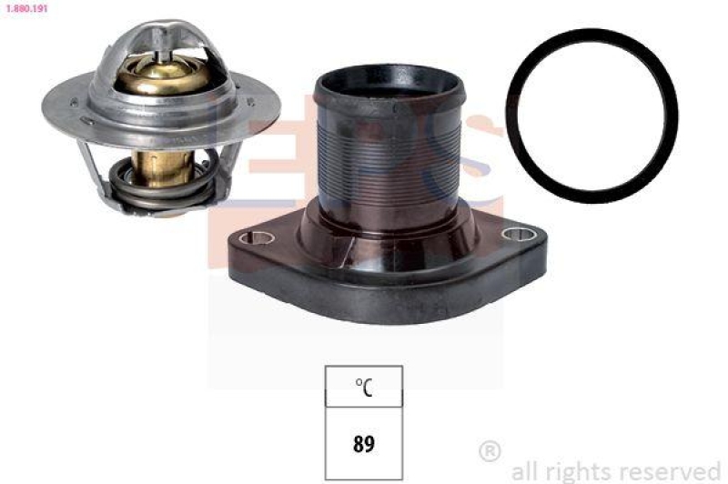 EPS Thermostat für Kühlmittel / Kühlerthermostat Made in Italy...