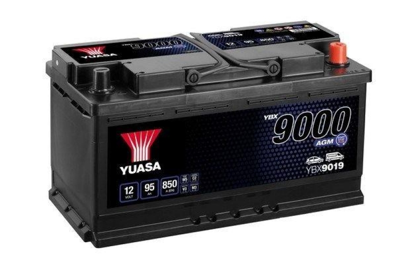 YUASA Starterbatterie YBX9000 AGM Start Stop Plus Batteries