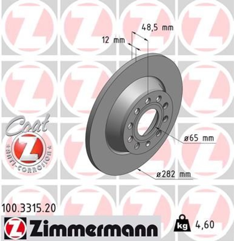 ZIMMERMANN Bremsscheiben + ZIMMERMANN Bremsbeläge Vorne + Hinten