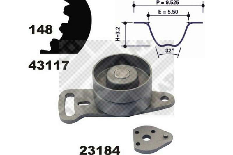MAPCO Zahnriemensatz 23119