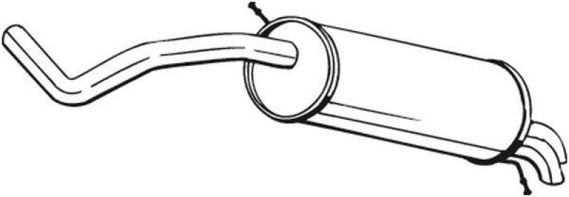 BOSAL Endschalldämpfer
