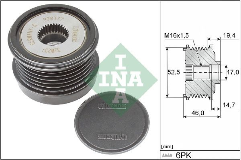 Schaeffler INA Generatorfreilauf