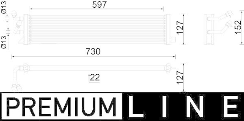 MAHLE &Ouml;lk&uuml;hler, Automatikgetriebe BEHR *** PREMIUM LINE *** CLC 292 000P