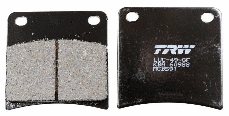 TRW Brake Pad Set, disc brake Organic Allround