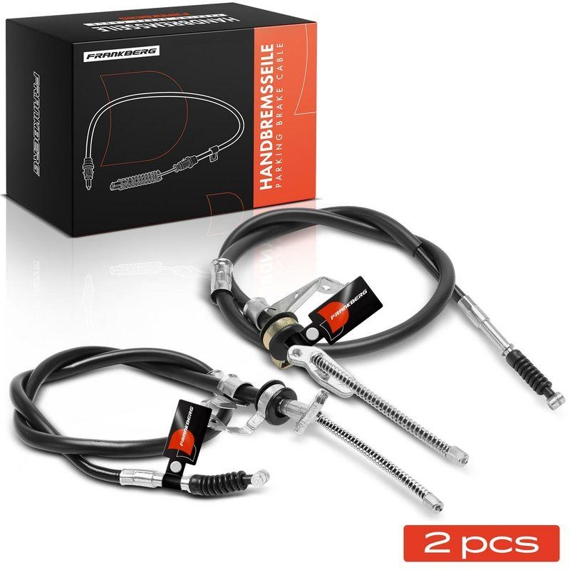 2x Frankberg Seilzug Feststellbremse Hinterachse beidseitig 5481FB0041604