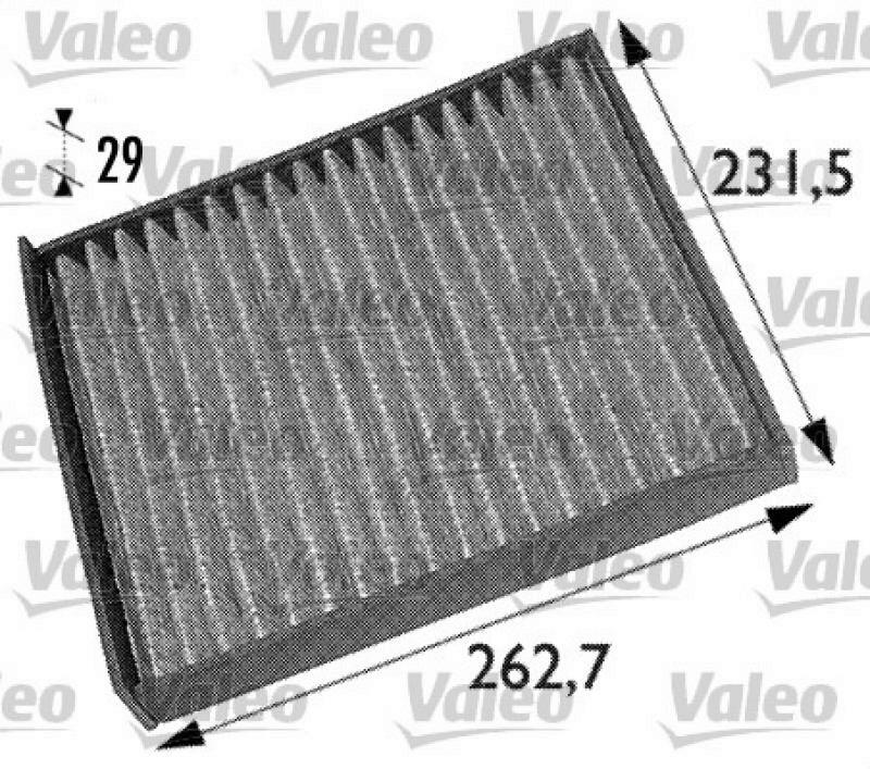 VALEO Innenraumfilter Filter Innenraumluft CLIMFILTER PROTECT