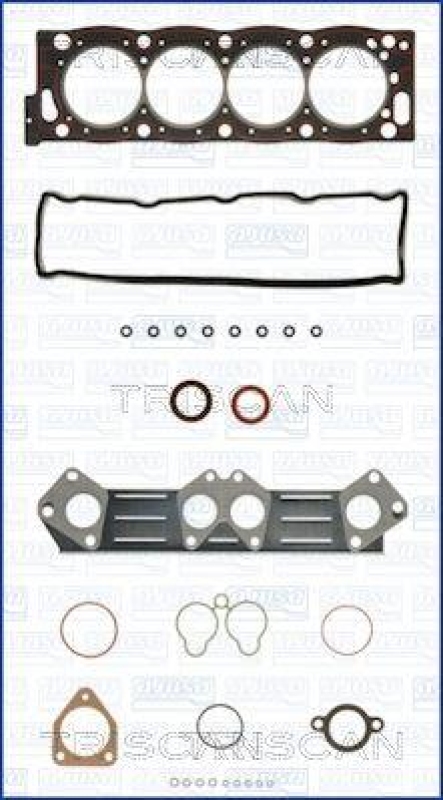 TRISCAN Gasket Set, cylinder head FIBERMAX