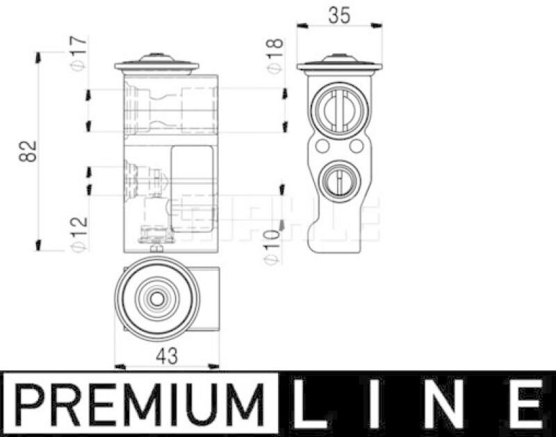 MAHLE Expansionsventil, Klimaanlage BEHR *** PREMIUM LINE ***