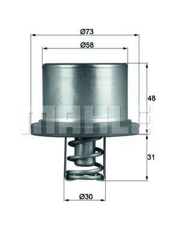 MAHLE Thermostat für Kühlmittel / Kühlerthermostat