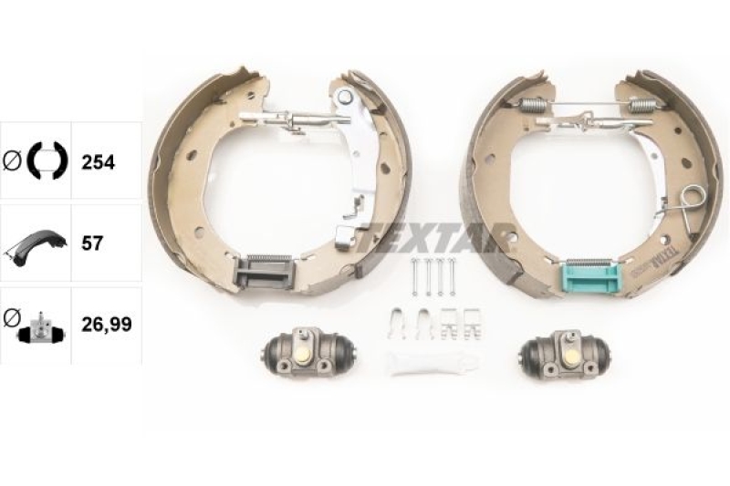 TEXTAR Bremsbackensatz Shoe Kit Pro 84060900