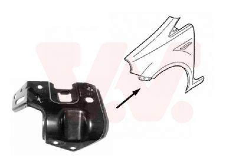 VAN WEZEL Kotflügel ** Equipart **