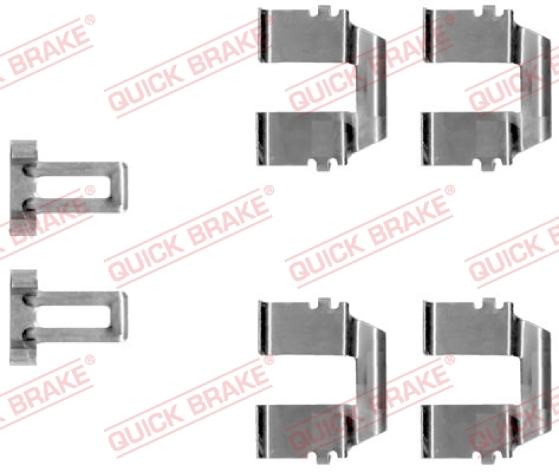 QUICK BRAKE Zubehörsatz, Scheibenbremsbelag