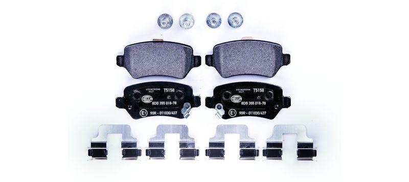 HELLA Brake Pad Set, disc brake