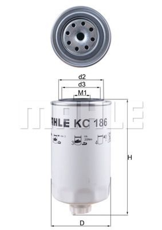 KNECHT Fuel Filter