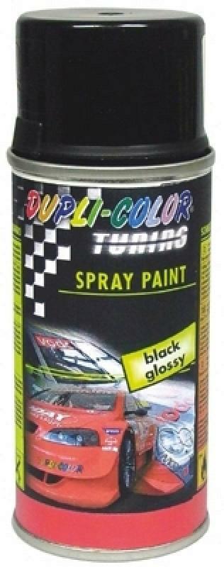 DUPLI COLOR Lack SPRAY PAINT black glossy 150