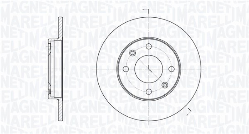 MAGNETI MARELLI Brake Disc