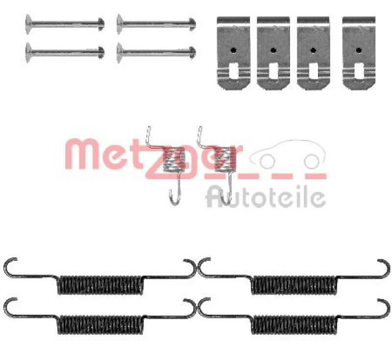 METZGER Accessory Kit, parking brake shoes
