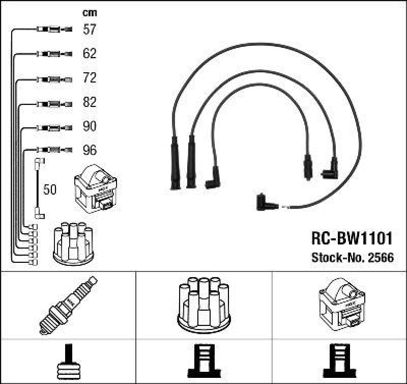 NGK Ignition Cable Kit