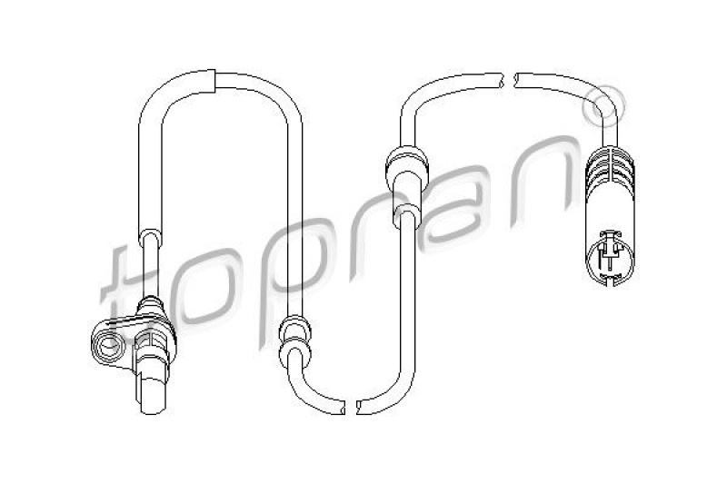 TOPRAN Sensor, Raddrehzahl 501537