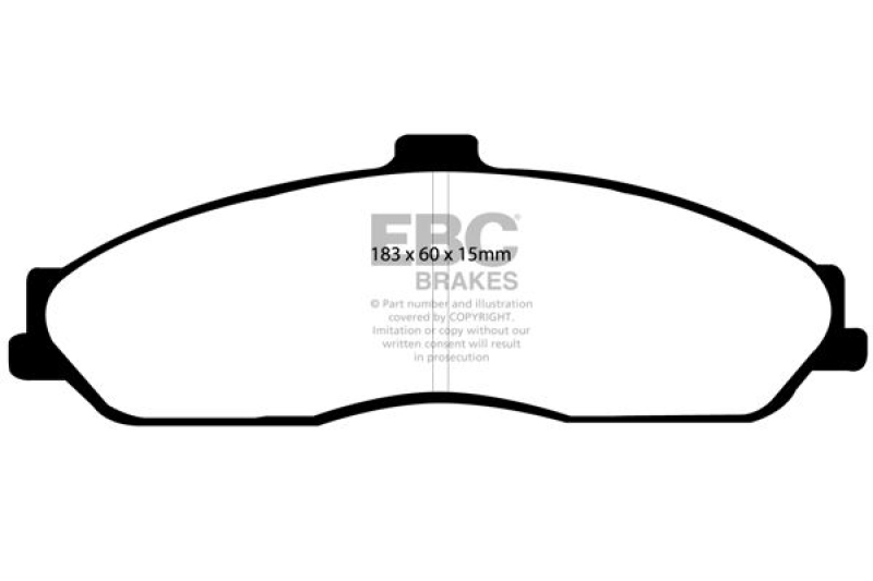 EBC Brakes High Performance Brake Pad Set