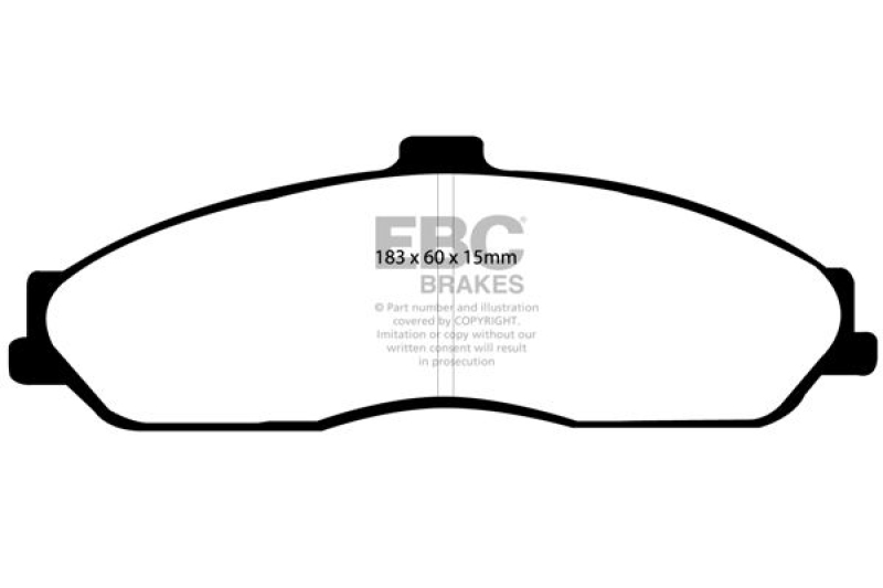 EBC Brakes Hochleistungs-Bremsbelagsatz