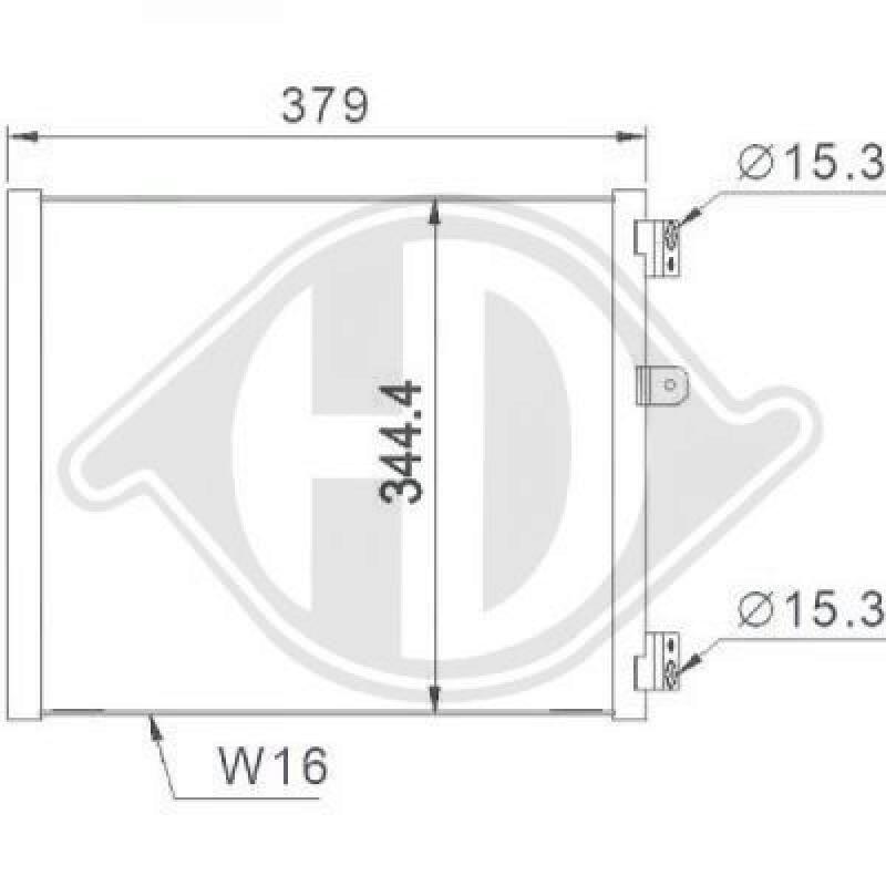 DIEDERICHS Condenser, air conditioning DIEDERICHS Climate