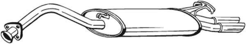 BOSAL Endschalldämpfer