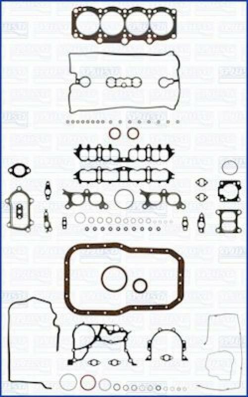 AJUSA Full Gasket Set, engine FIBERMAX