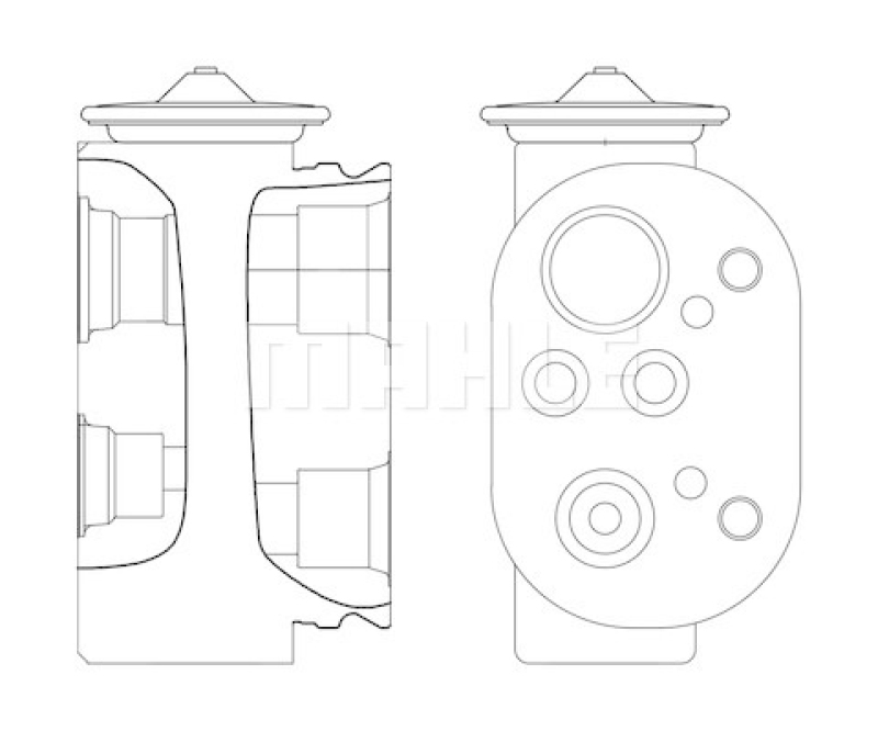 MAHLE Expansionsventil, Klimaanlage BEHR AVE 4 000S