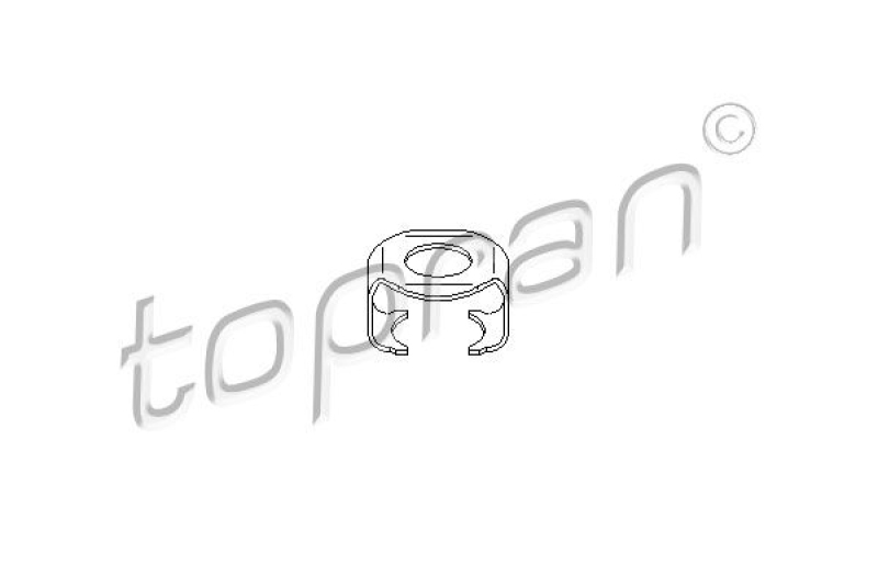 TOPRAN Holding Bracket, brake hose