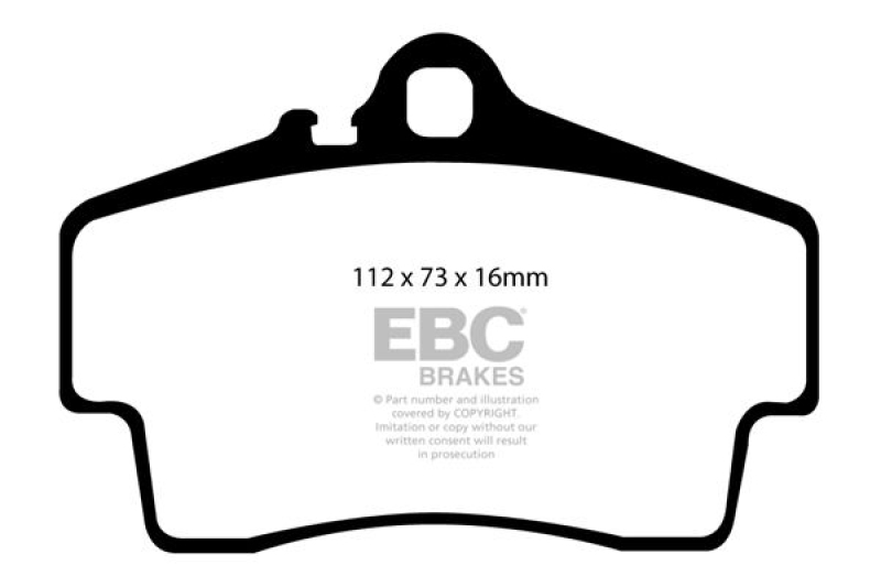EBC Brakes High Performance Brake Pad Set