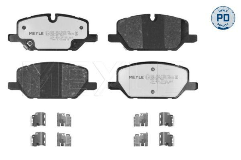 MEYLE Bremsbelagsatz, Scheibenbremse MEYLE-PD: Advanced performance and design.