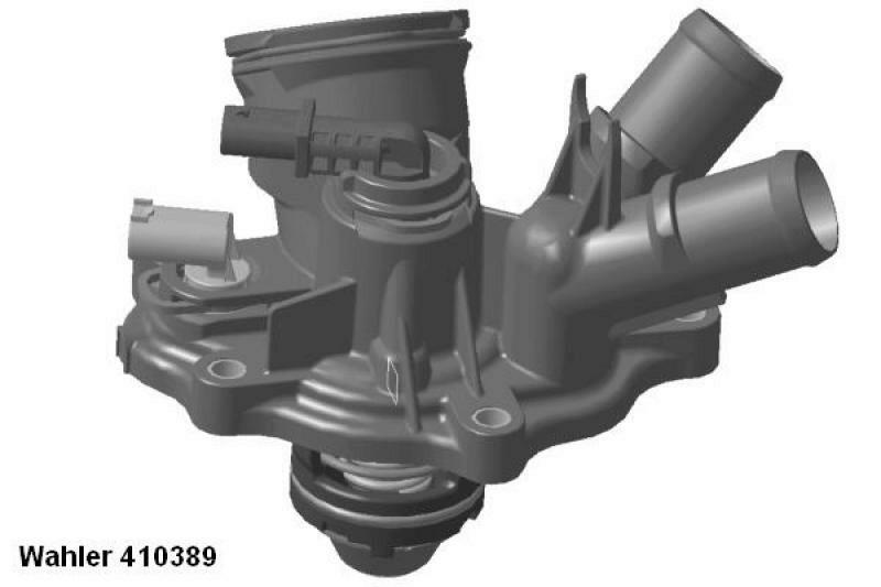 WAHLER Thermostat, coolant