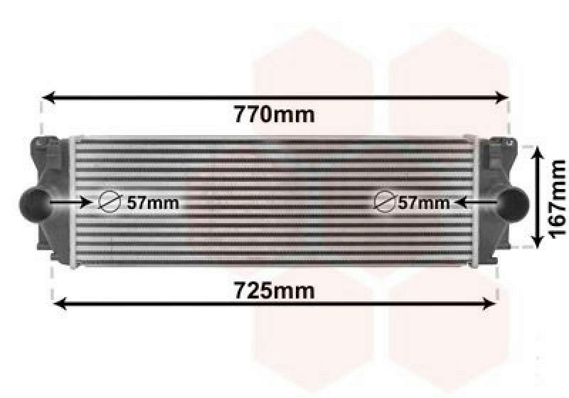 VAN WEZEL Intercooler, charger