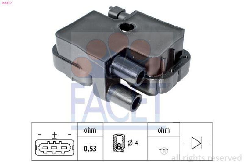 FACET Ignition Coil OE Equivalent