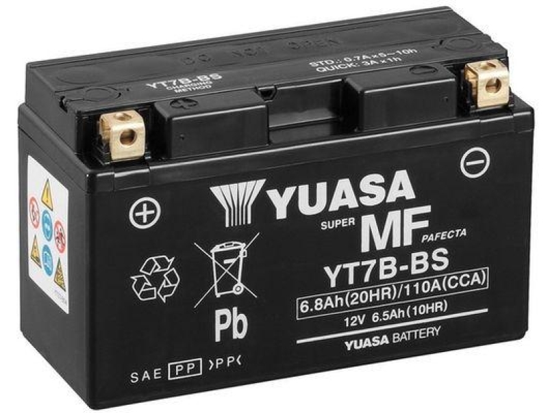 YUASA Starterbatterie Maintenance Free