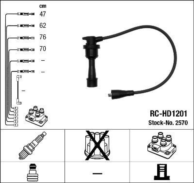 NGK Ignition Cable Kit
