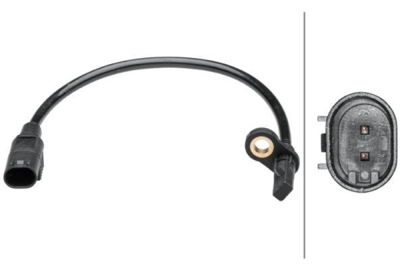 HELLA Sensor, Raddrehzahl 6PU 012 679-551