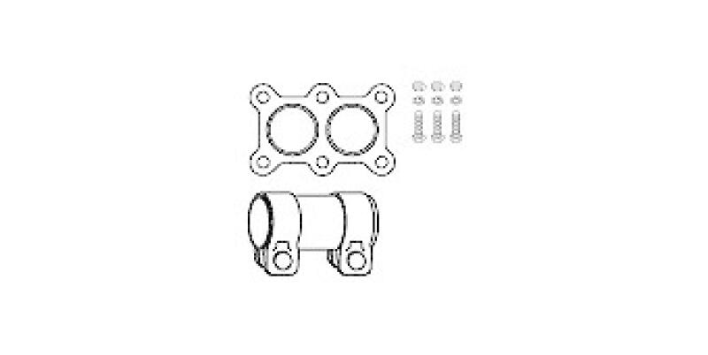 HJS Mounting Kit, catalytic converter